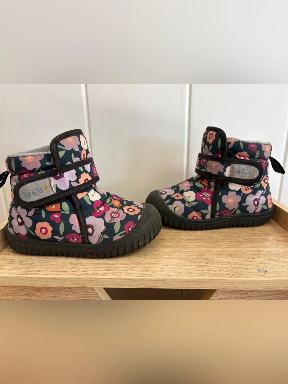 Jan and Jul Floral Winter Boots